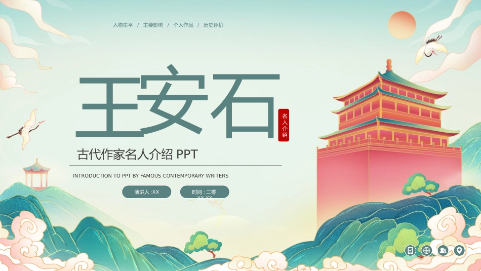 文学人物王安石赏析.pptx_第1页