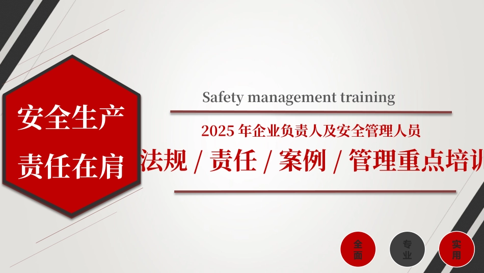 2025年企业负责人及安全管理人员安全专题培训.pptx_第1页