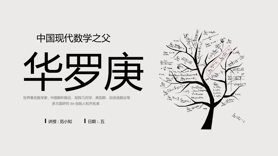 文学人物华罗庚赏析.pptx_第1页