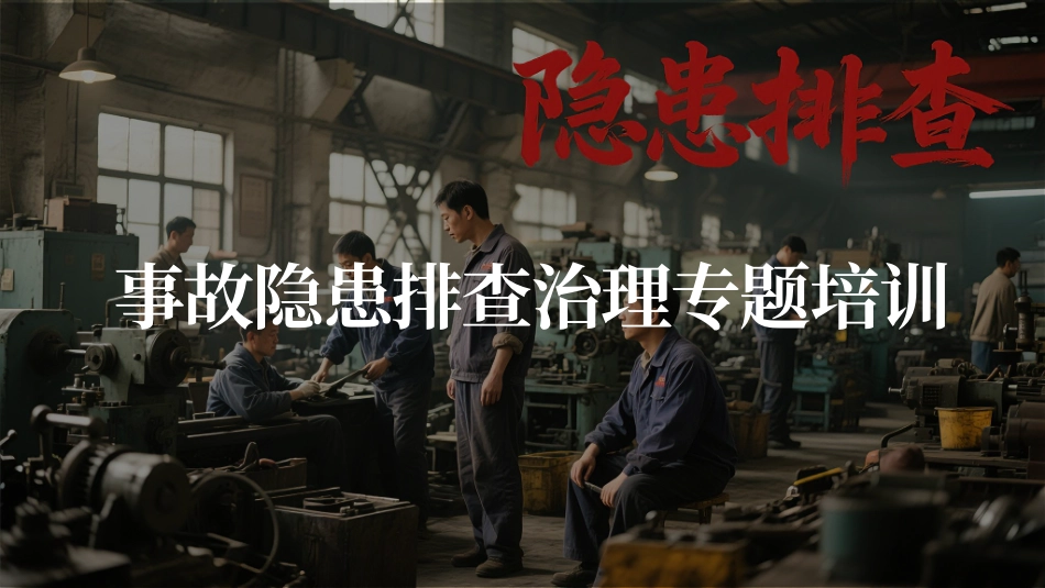 事故隐患排查专题培训.pptx_第1页