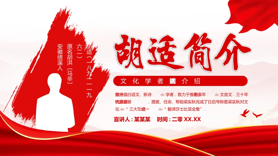 文学人物胡适赏析.pptx_第1页