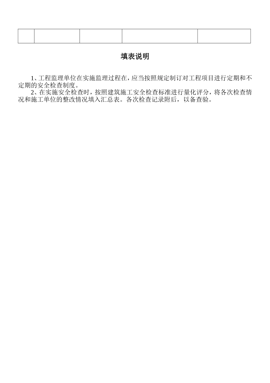 监理单位安全检查记录汇总表.doc_第2页