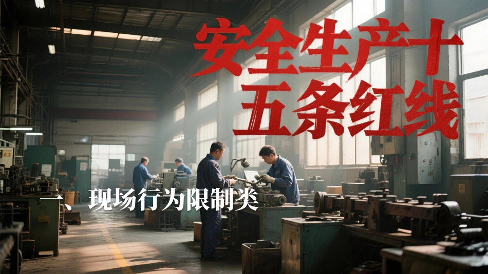 现场安全生产隐患排查十五条红线.pptx_第2页