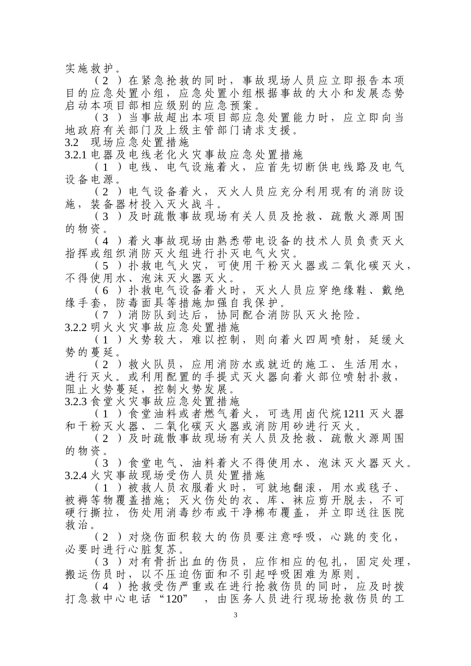 001 现场处置方案范本.doc_第3页