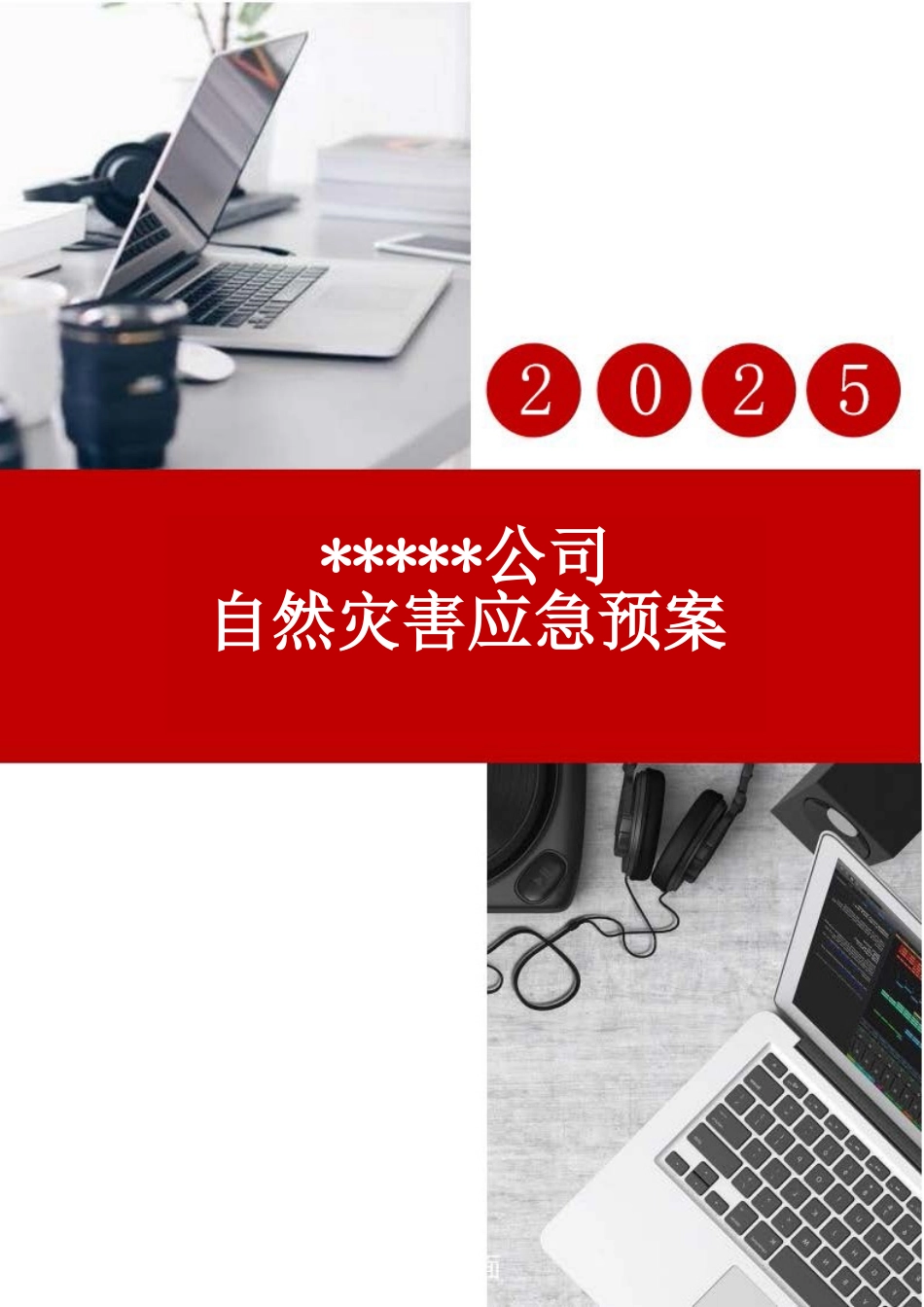 企业自然灾害综合应急预案.docx_第1页