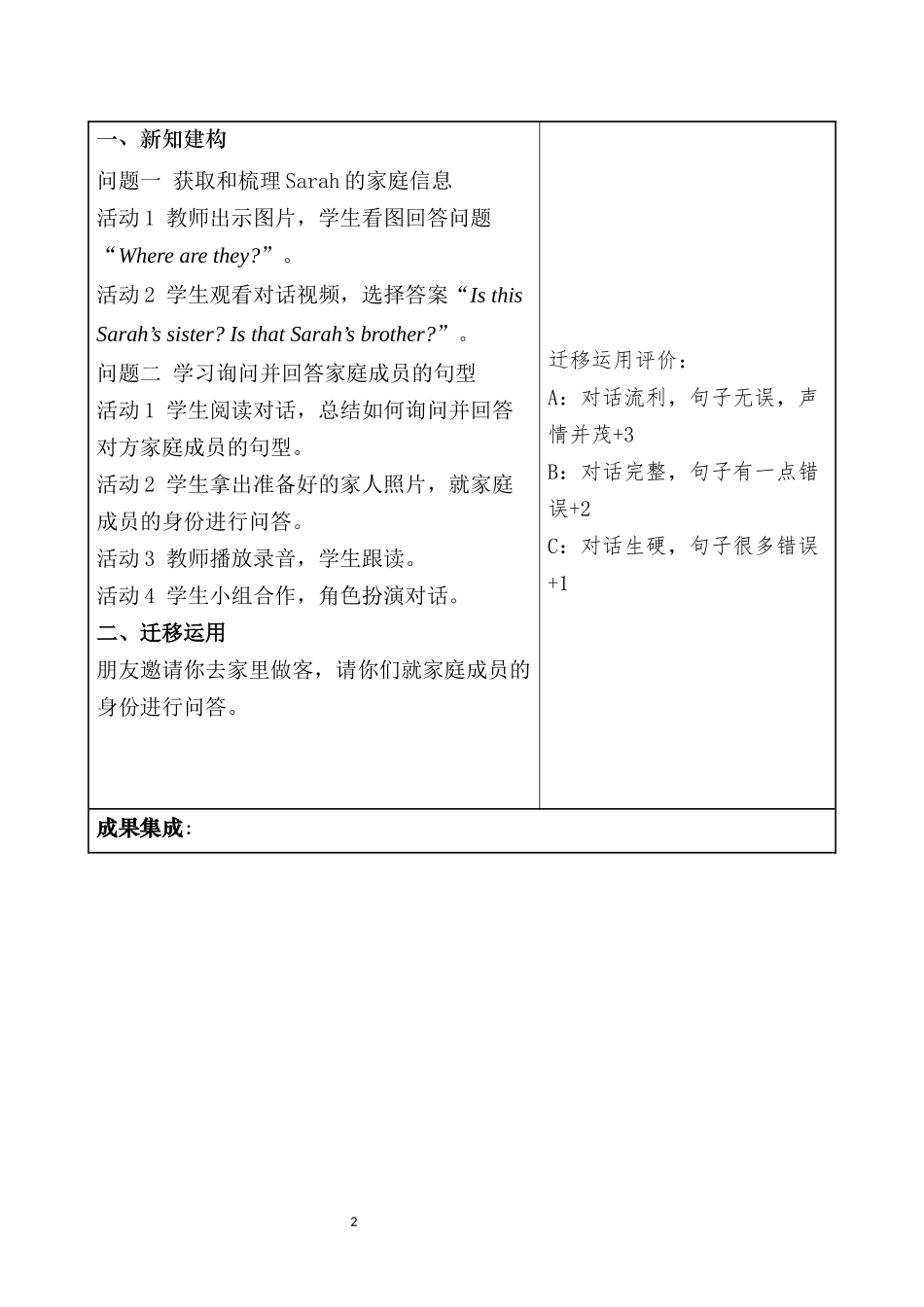 英语人教PEP版2024版3年级上册Unit2DifferentfamiliesPart.docx_第2页