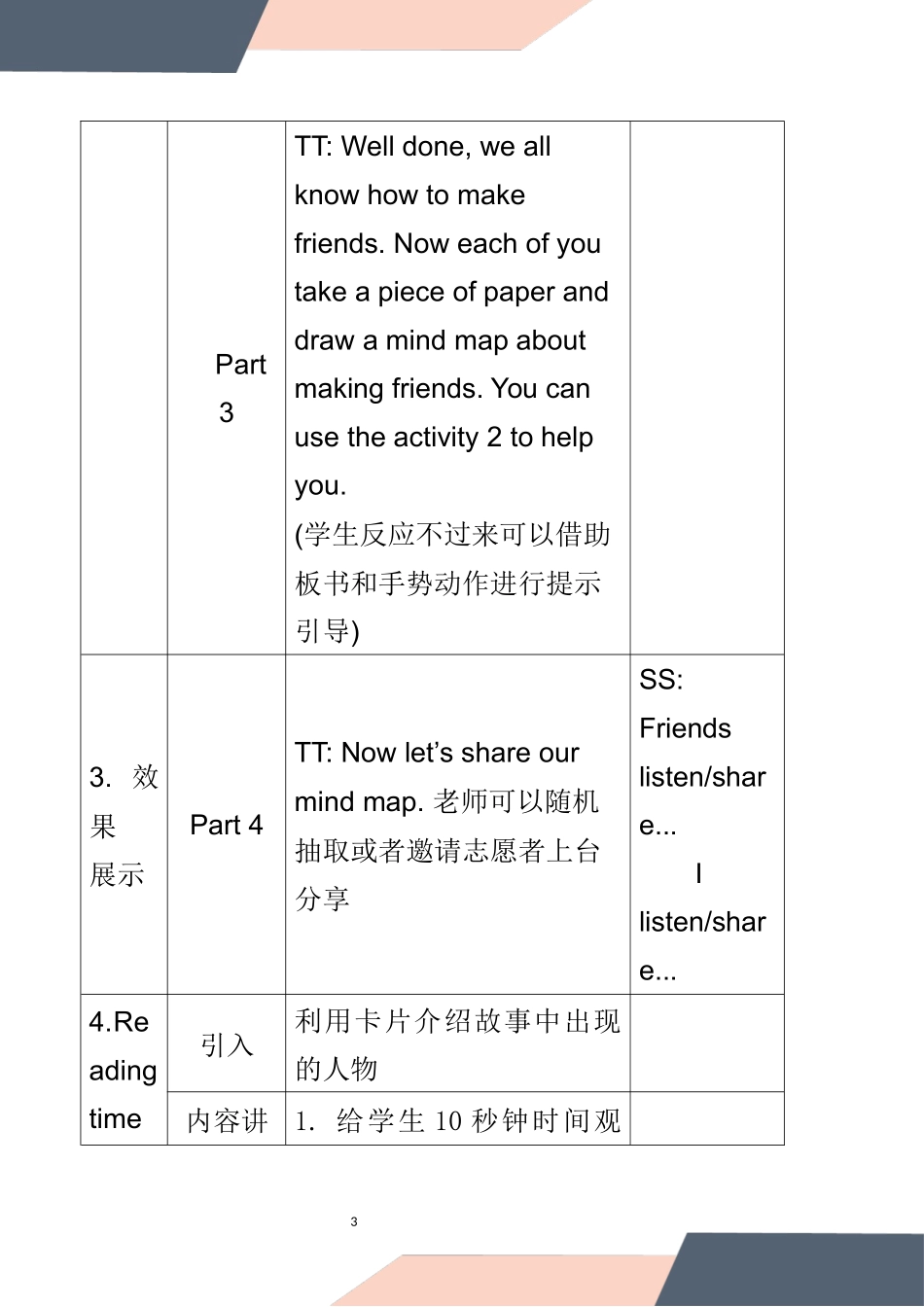 英语人教PEP版2024版三年级上册Unit1MakingfriendsPartC教案.docx_第3页