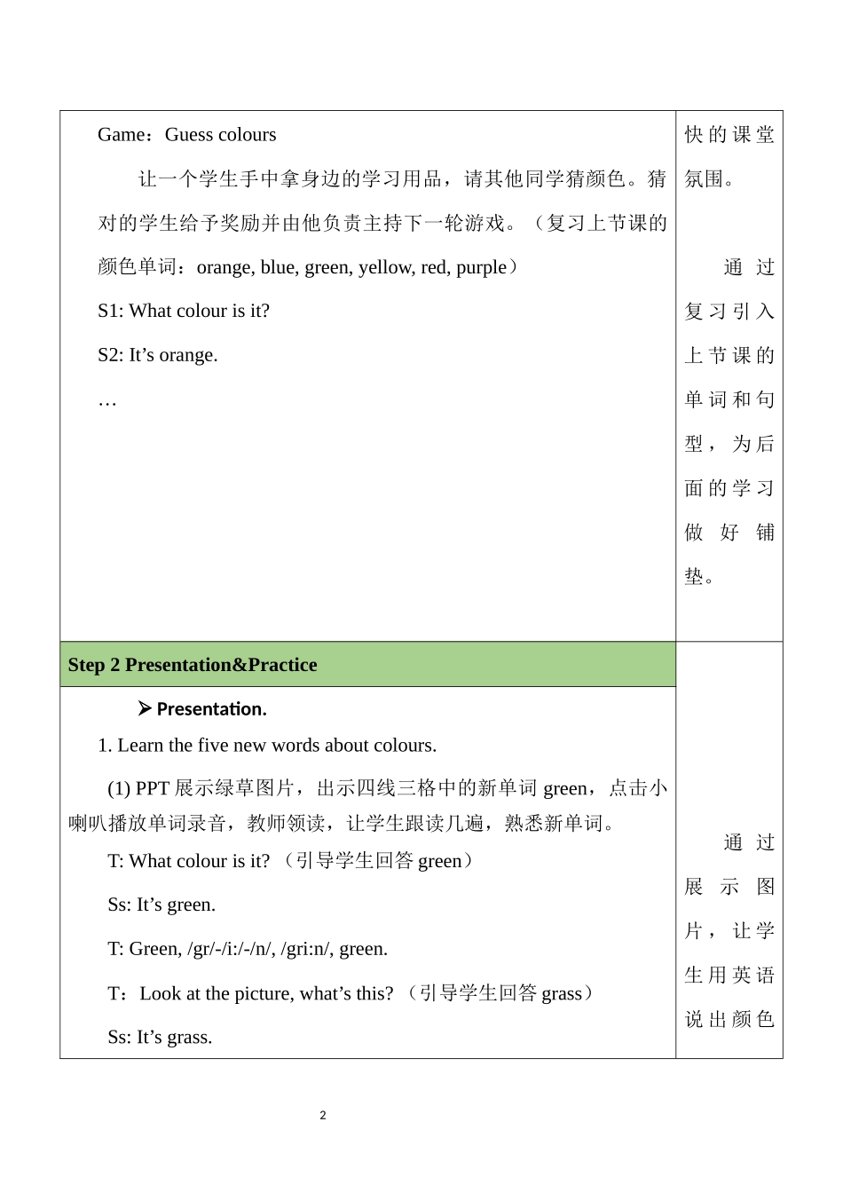 英语人教PEP版2024版三年级上册Unit5ThecolourfulworldPart3.docx_第2页