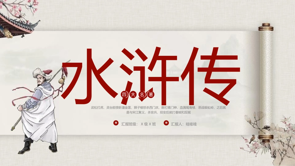 四大名著之水浒传经典解读23.pptx_第1页