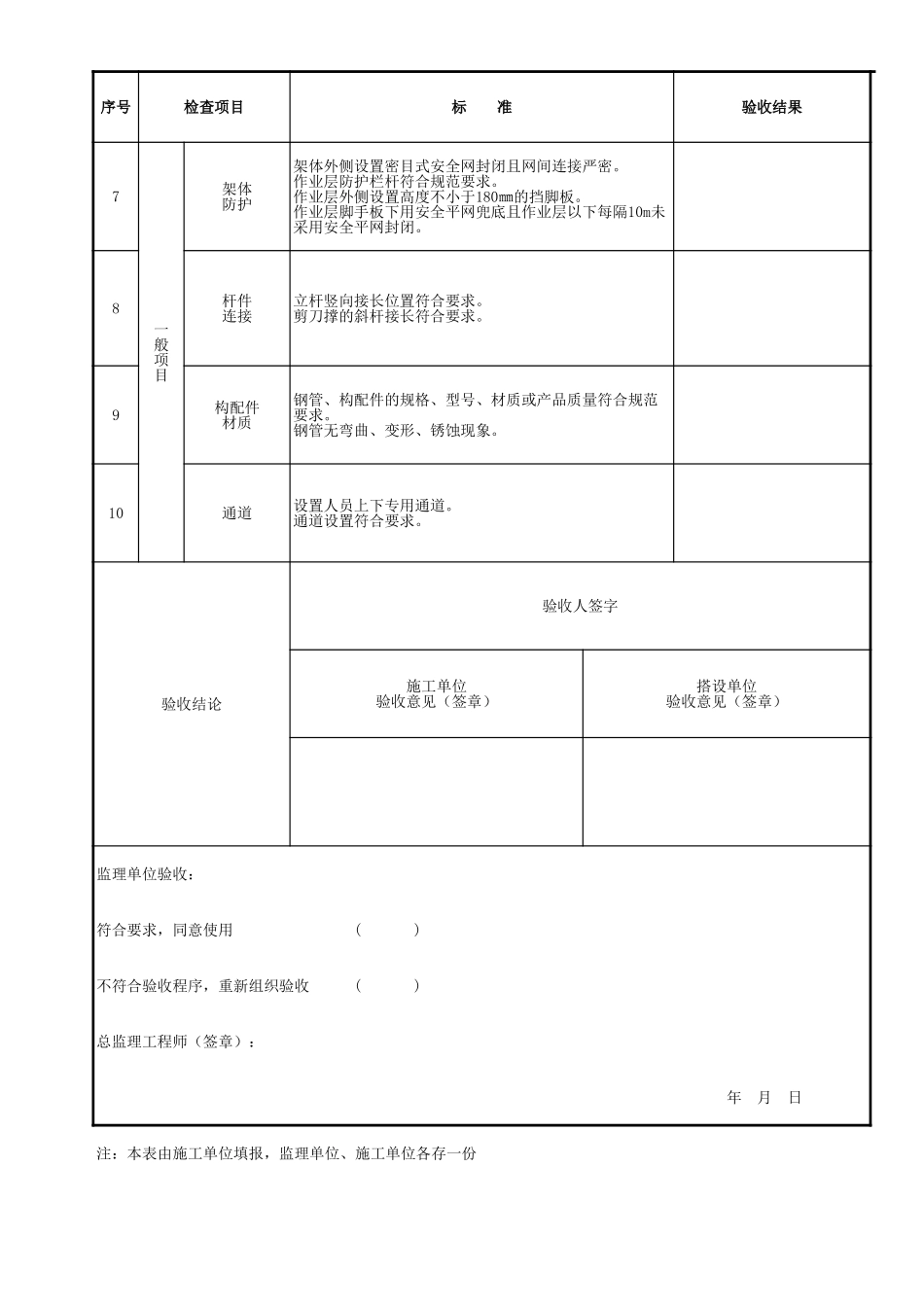 承插型盘扣式脚手架检查验收表.xls_第2页