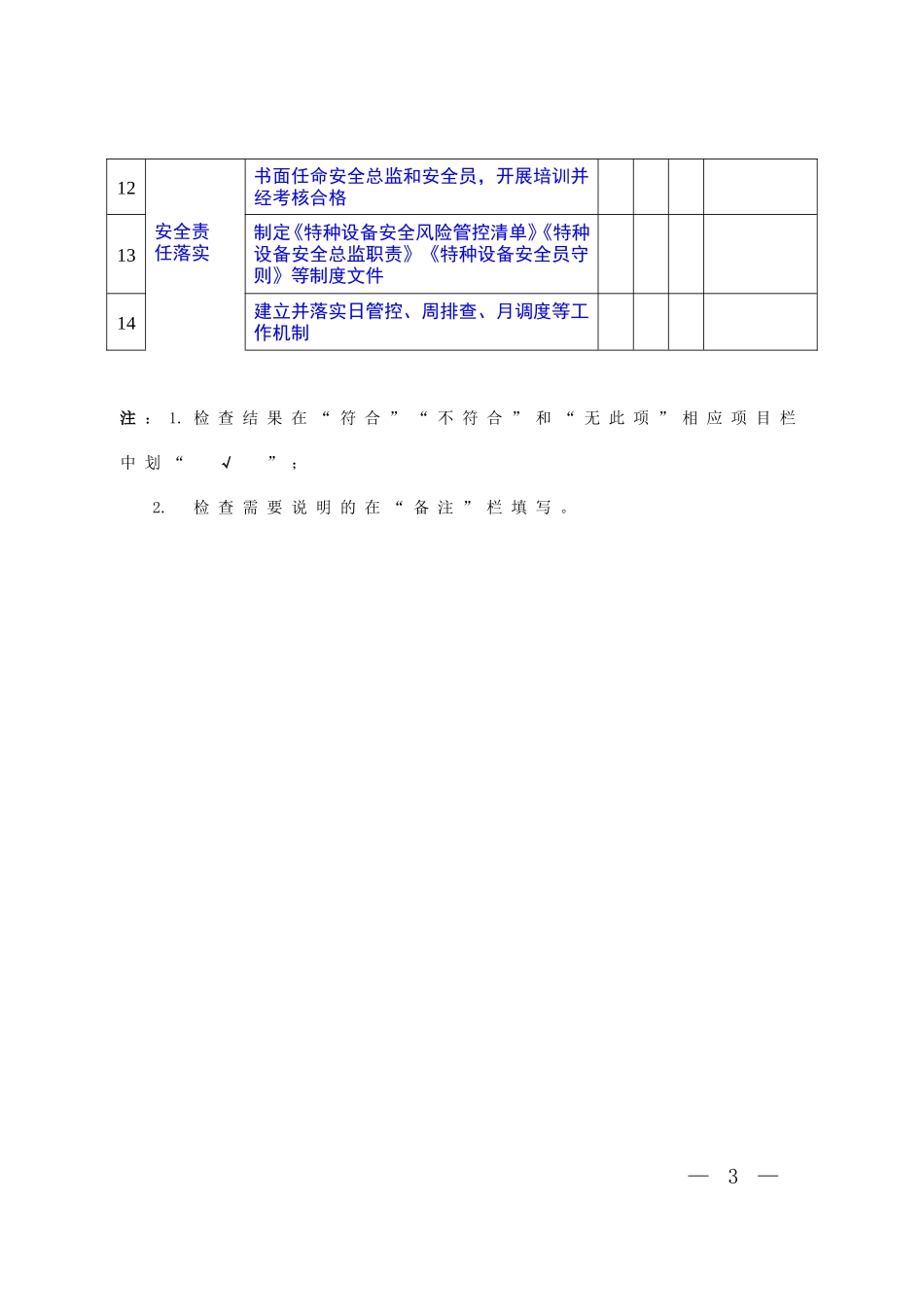 特种设备检查表格模板.doc_第3页