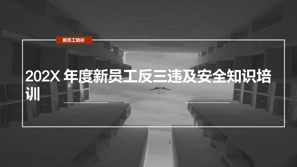 新版新员工反三违及安全知识培训.pptx_第1页