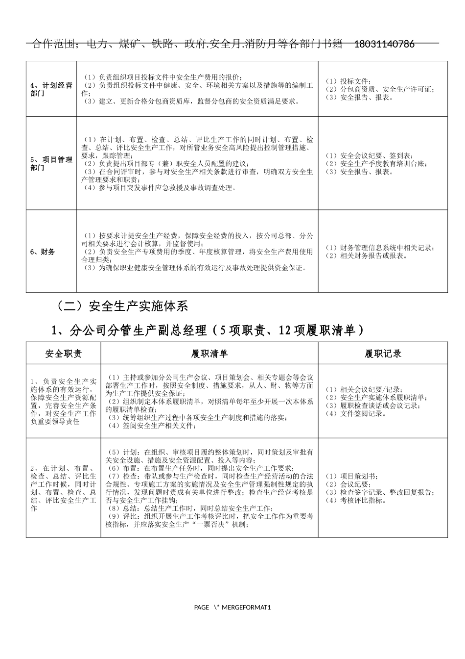 安全生产重点岗位履职清单.docx_第3页