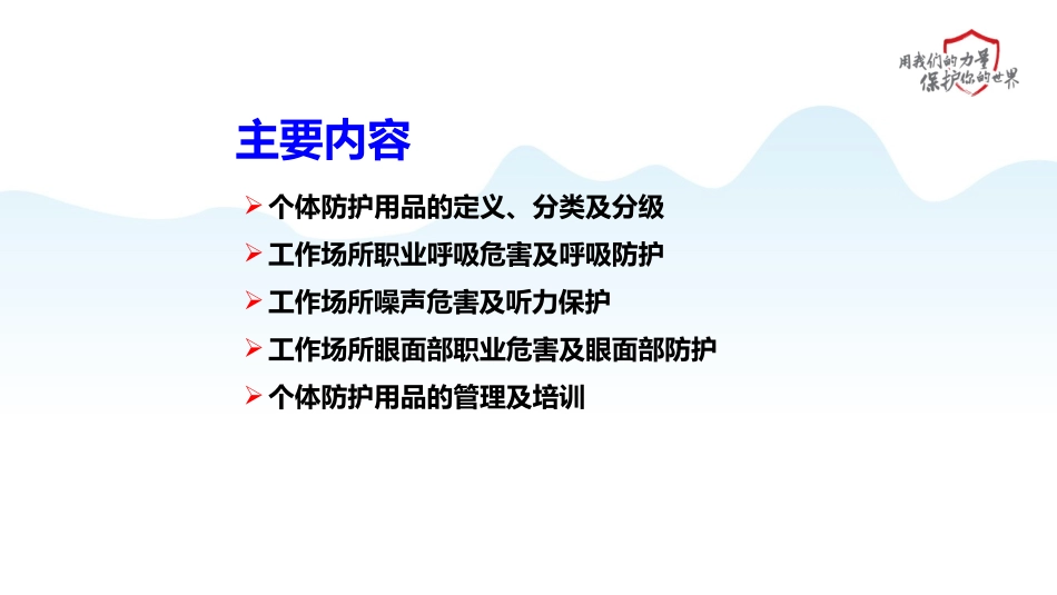 个体防护用品的选择使用与维护.pptx_第2页