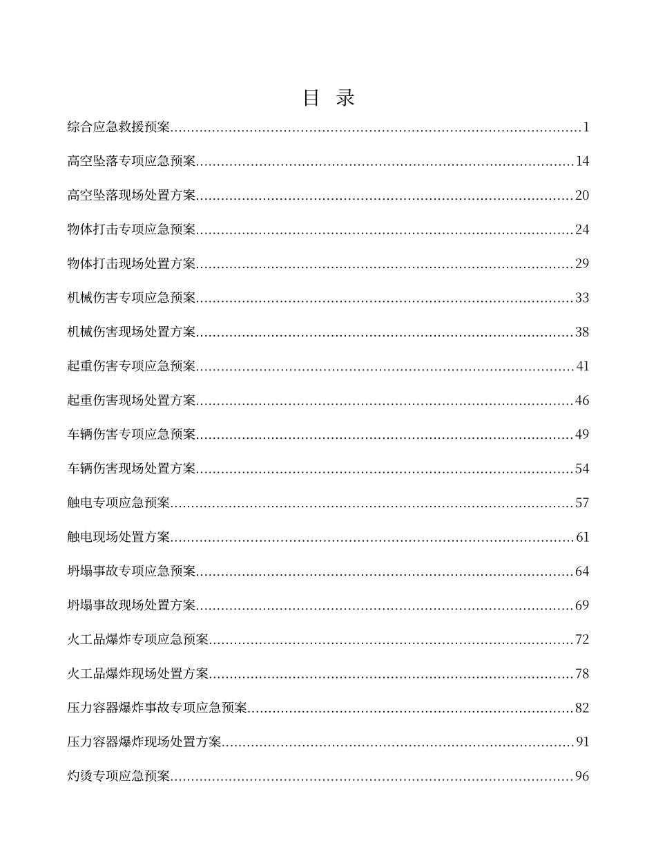 43项现场预案及处置方案汇编.docx_第2页