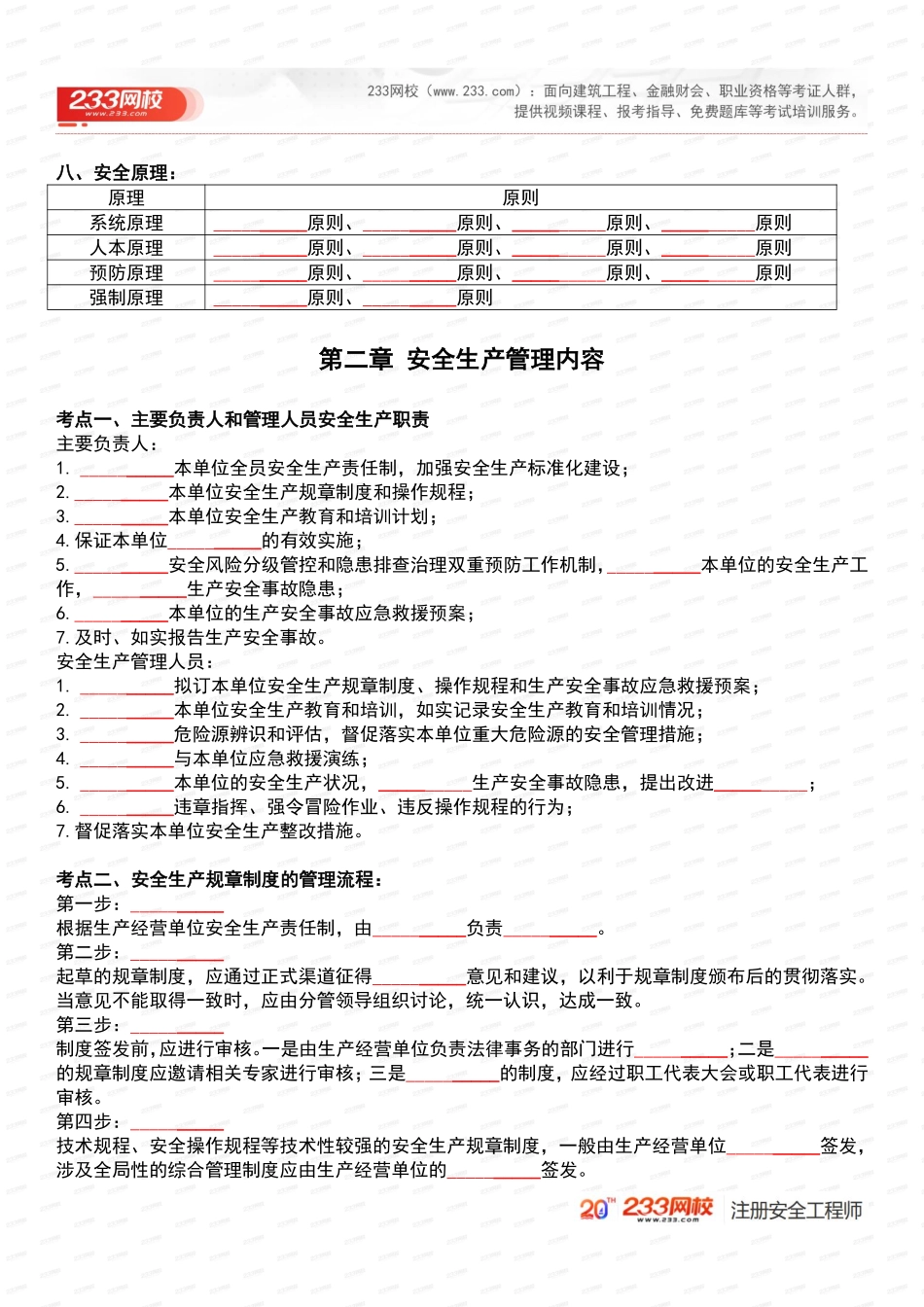 高频考点2025年注安《管理》默写本.pdf_第3页