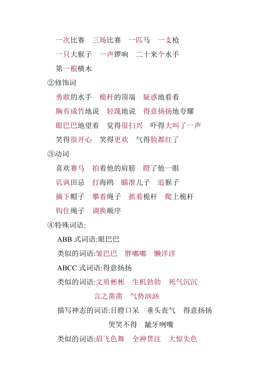 有答案-人教部编版五年级语文下册第六单元知识小结_人教部编版.pdf_第3页