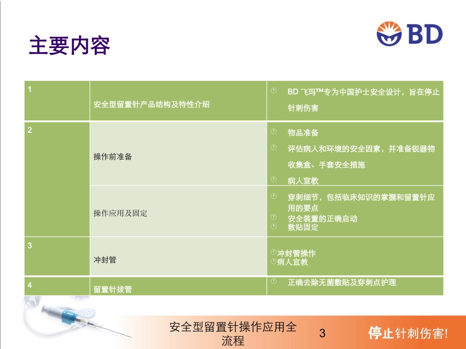 安全型留置针操作应用全流程培训课件.pptx_第3页