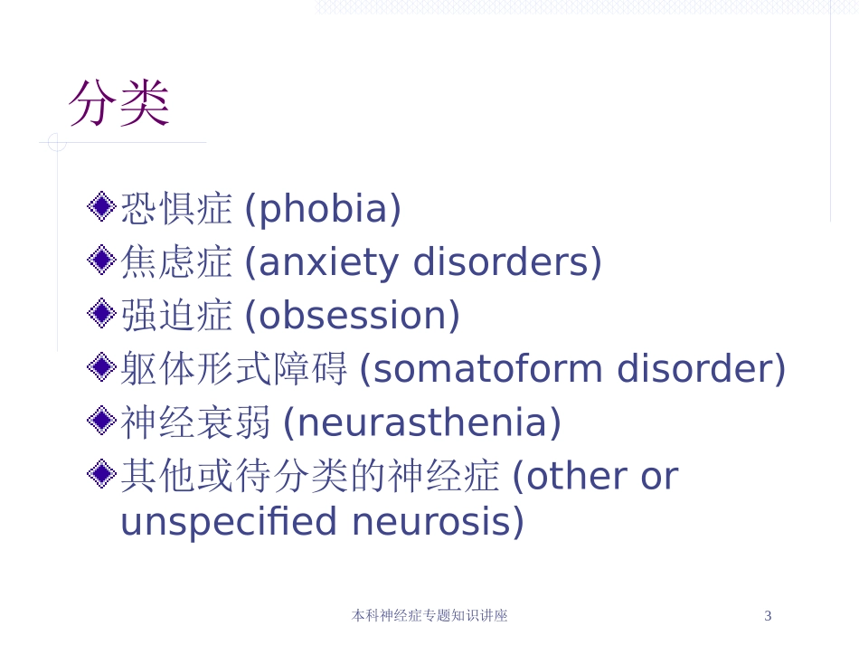 本科神经症专题知识讲座培训课件.pptx_第3页