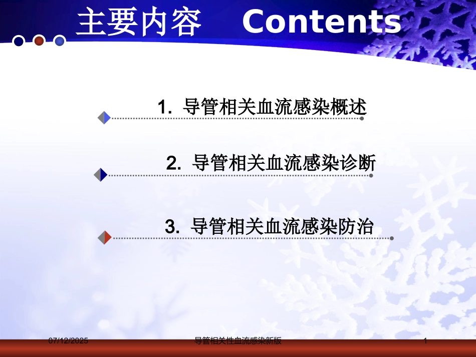 导管相关性血流感染新版课件.pptx_第1页