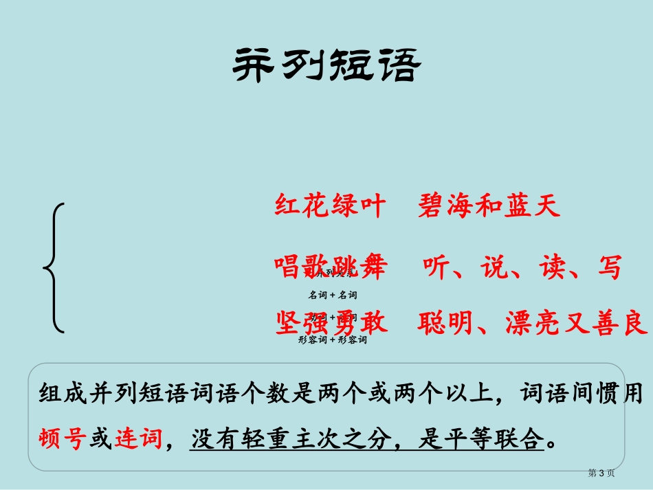 短语结构类型名师优质课赛课一等奖市公开课获奖课件.pptx_第3页