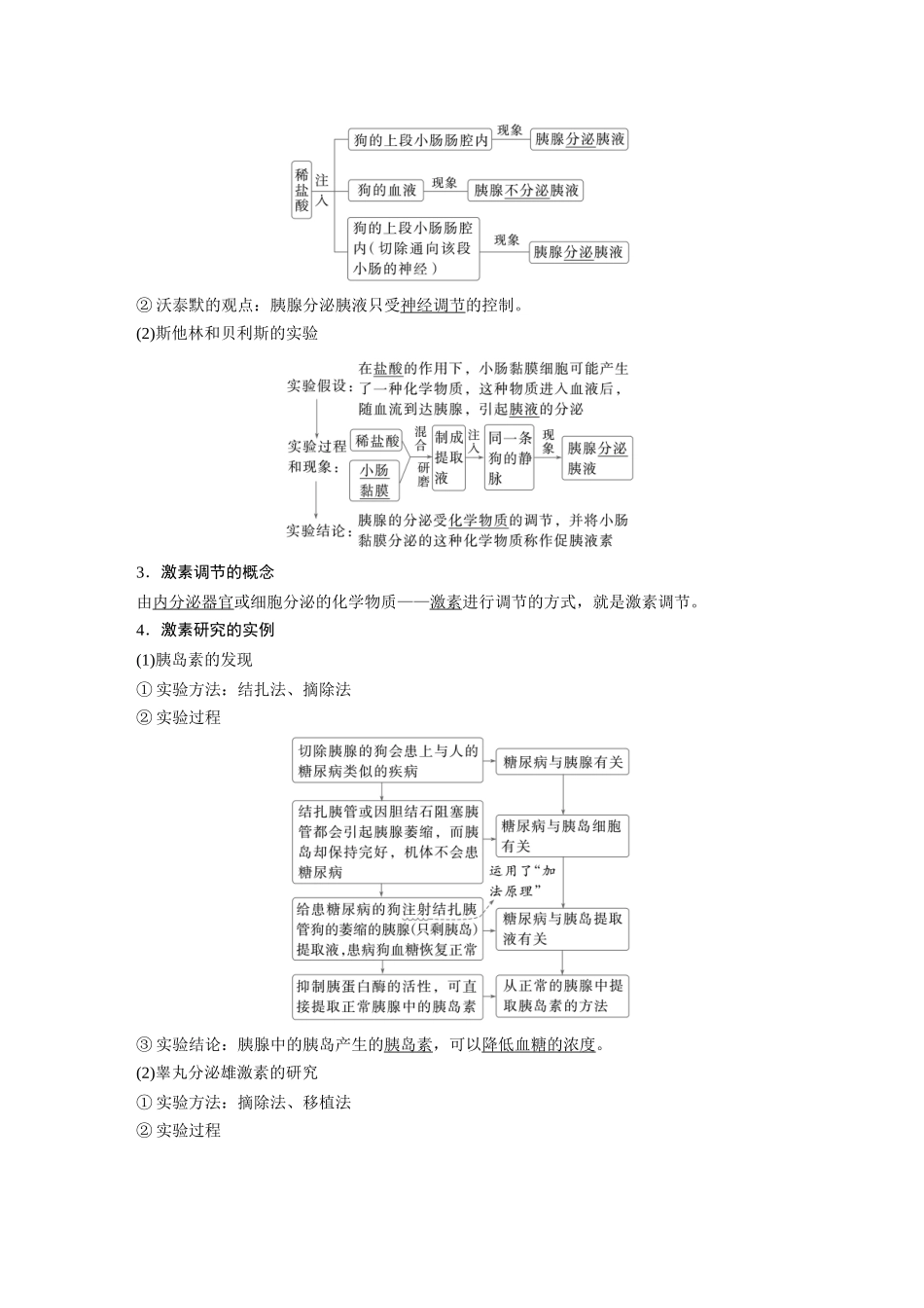 2026创新设计高考总复习生物（人教版）-第八单元　第40课时　激素与内分泌调节及激素调节的过程.docx_第2页