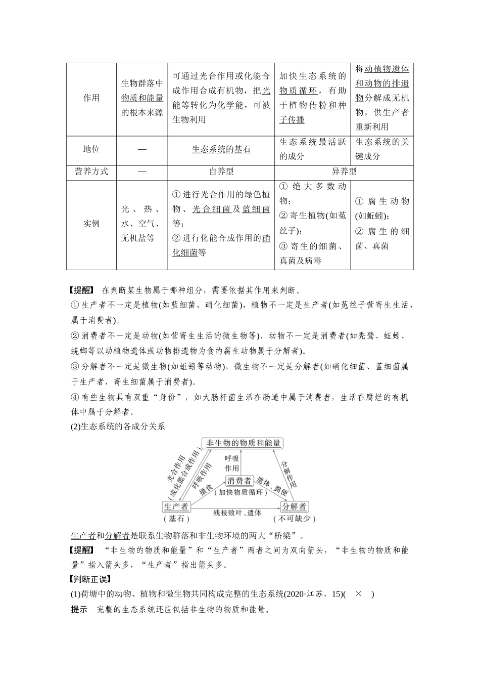 2026创新设计高考总复习生物（人教版）-第九单元　第51课时　生态系统的结构.docx_第2页
