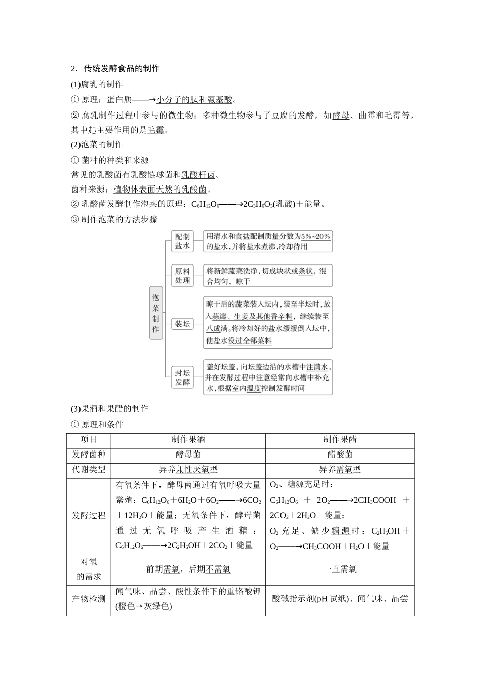 2026创新设计高考总复习生物（人教版）-第十单元　第56课时　传统发酵技术的应用、发酵工程及其应用.docx_第2页