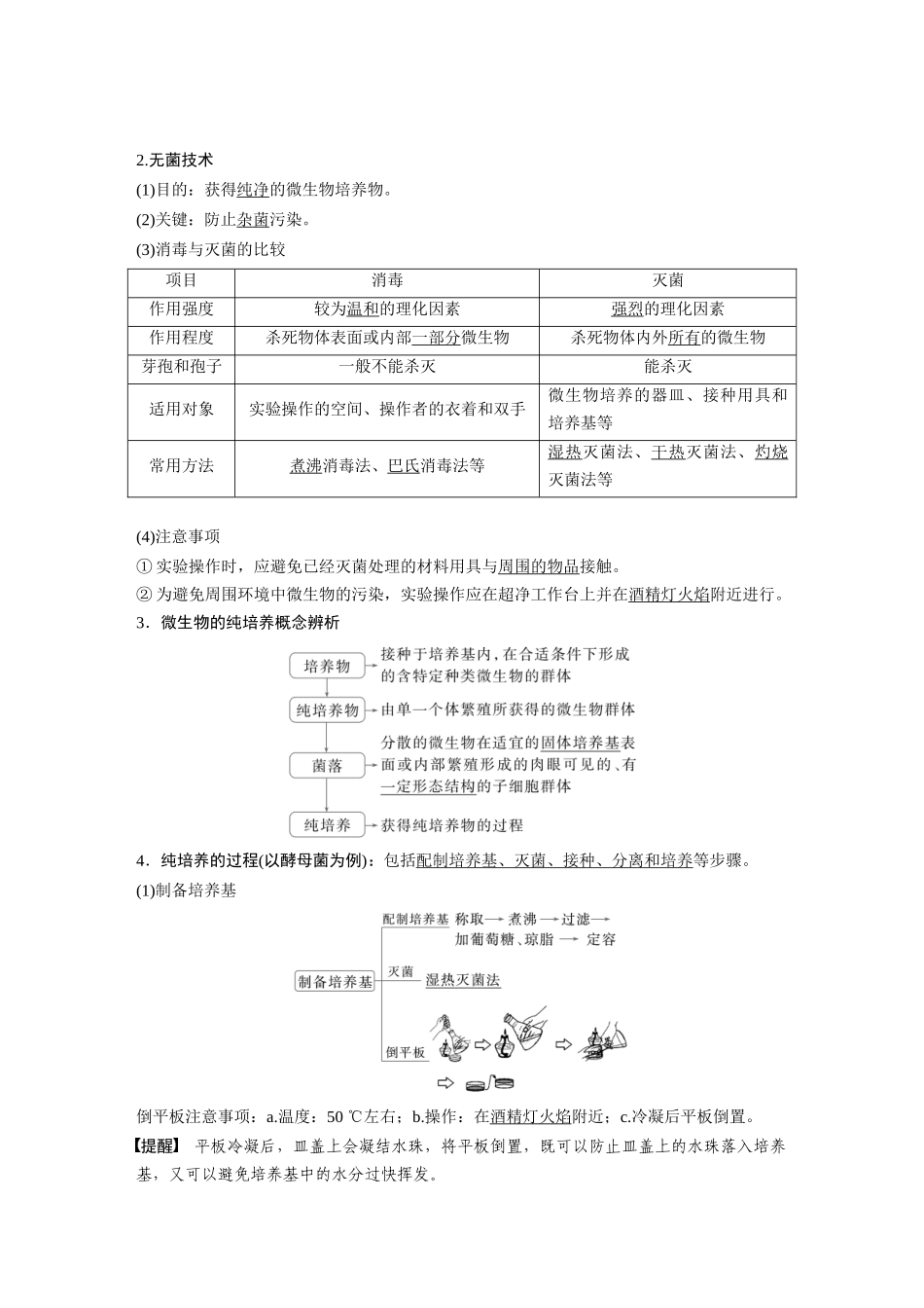 2026创新设计高考总复习生物（人教版）-第十单元　第57课时　微生物的培养技术与应用.docx_第2页