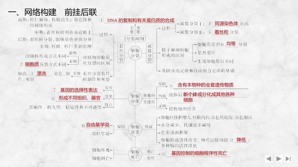 2026创新设计高考总复习生物（人教版）复习讲义-阶段排查　回扣落实(三).pptx_第2页