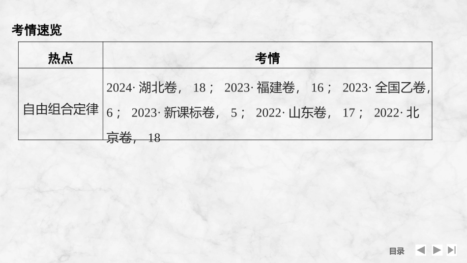2026创新设计高考总复习生物（人教版）复习讲义-微专题10　自由组合定律重点题型的解题建模.pptx_第2页