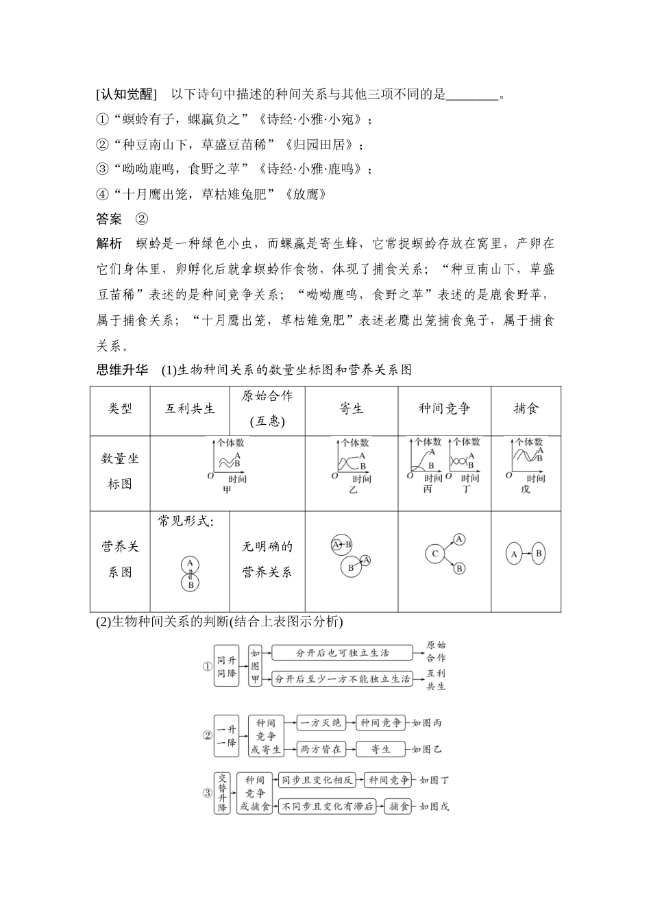 2026创新设计高考总复习生物（人教版）教师用-第41课时  群落及其演替.docx_第3页