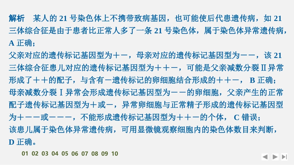 2026创新设计高考总复习生物（人教版）强化练习-限时练27　染色体变异与育种.pptx_第3页