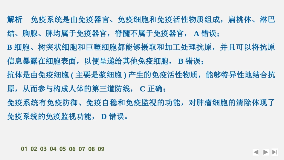 2026创新设计高考总复习生物（人教版）强化练习-限时练35　免疫系统和特异性免疫.pptx_第3页