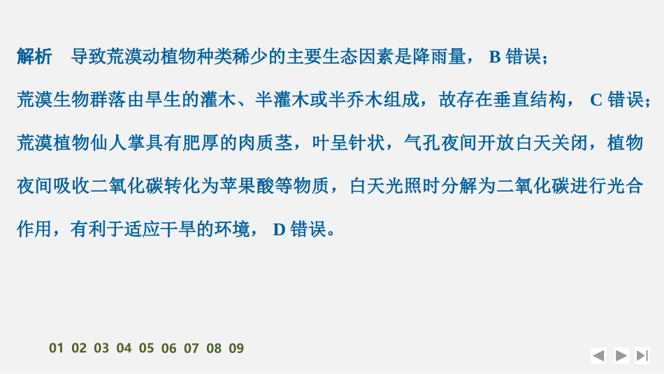 2026创新设计高考总复习生物（人教版）强化练习-限时练41　群落及其演替(B组).pptx_第3页
