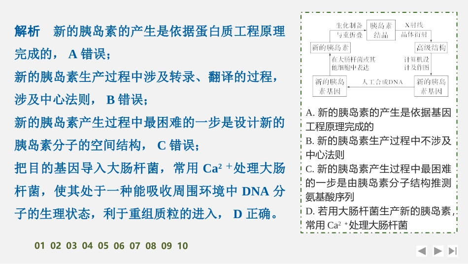 2026创新设计高考总复习生物（人教版）强化练习-限时练52　基因工程的应用、蛋白质工程及生物技术的安全性与伦理问题.pptx_第3页