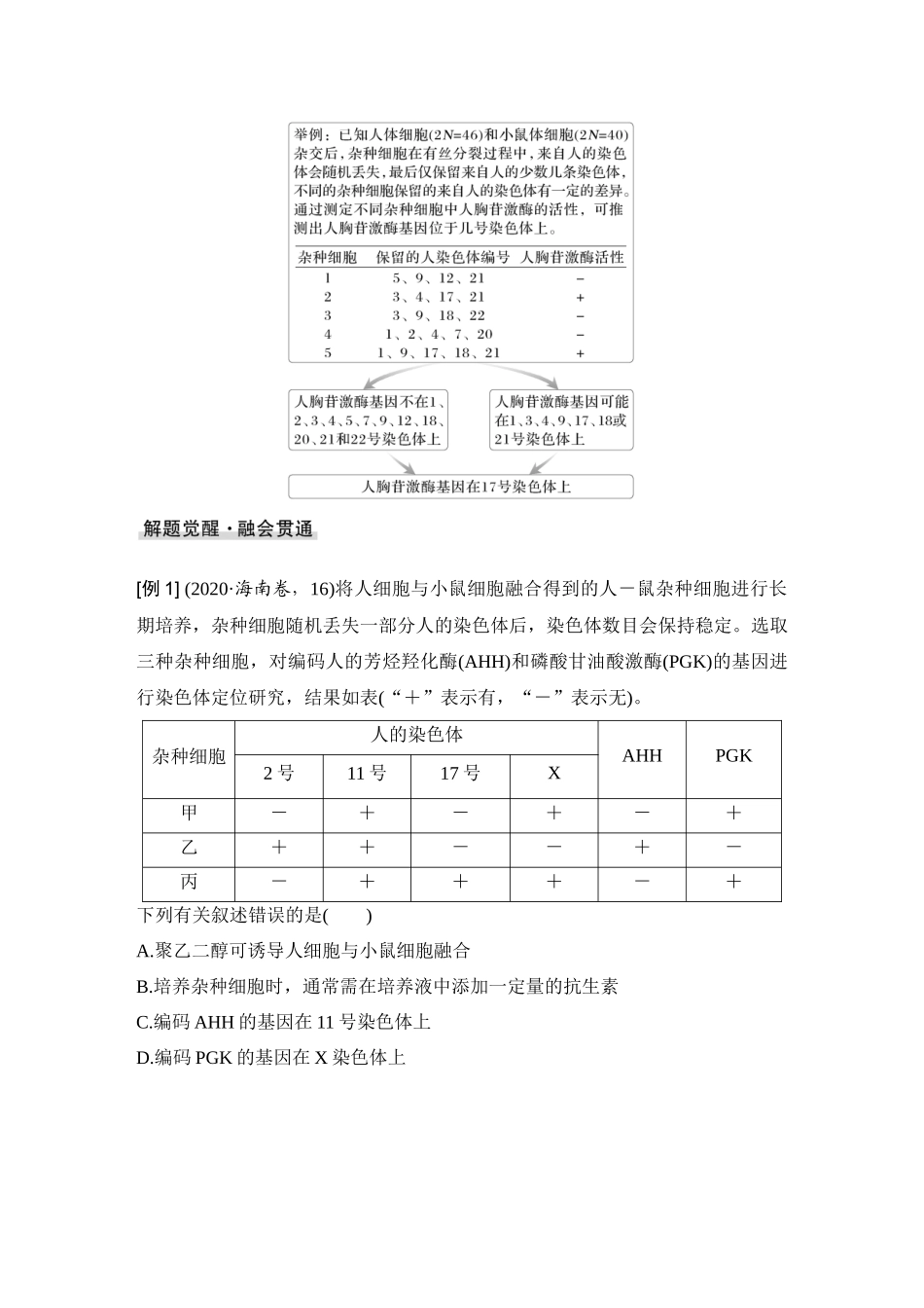 2026创新设计高考总复习生物（人教版）学生用-微专题12  基因定位(进阶).docx_第2页