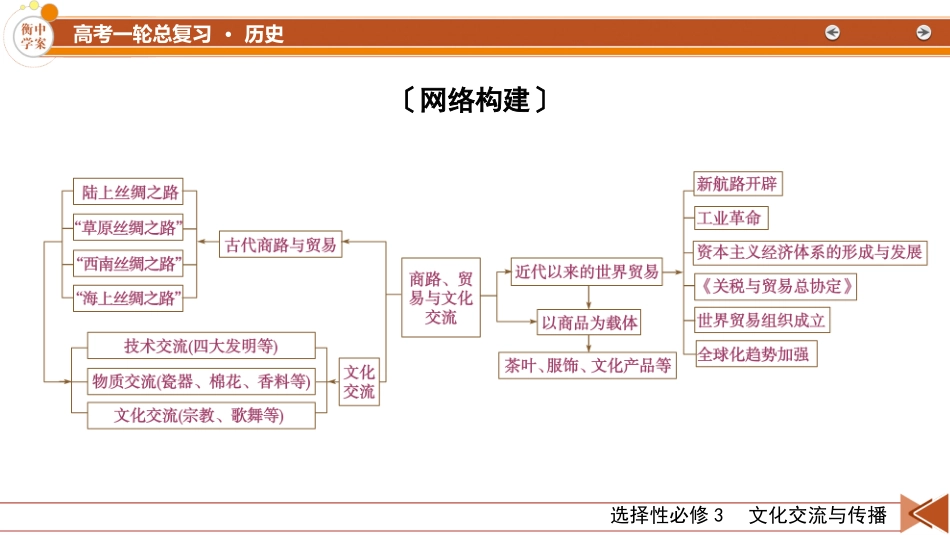2026年衡中学案高考一轮总复习历史-选择性必修3　第29单元　单元总结.pptx_第3页