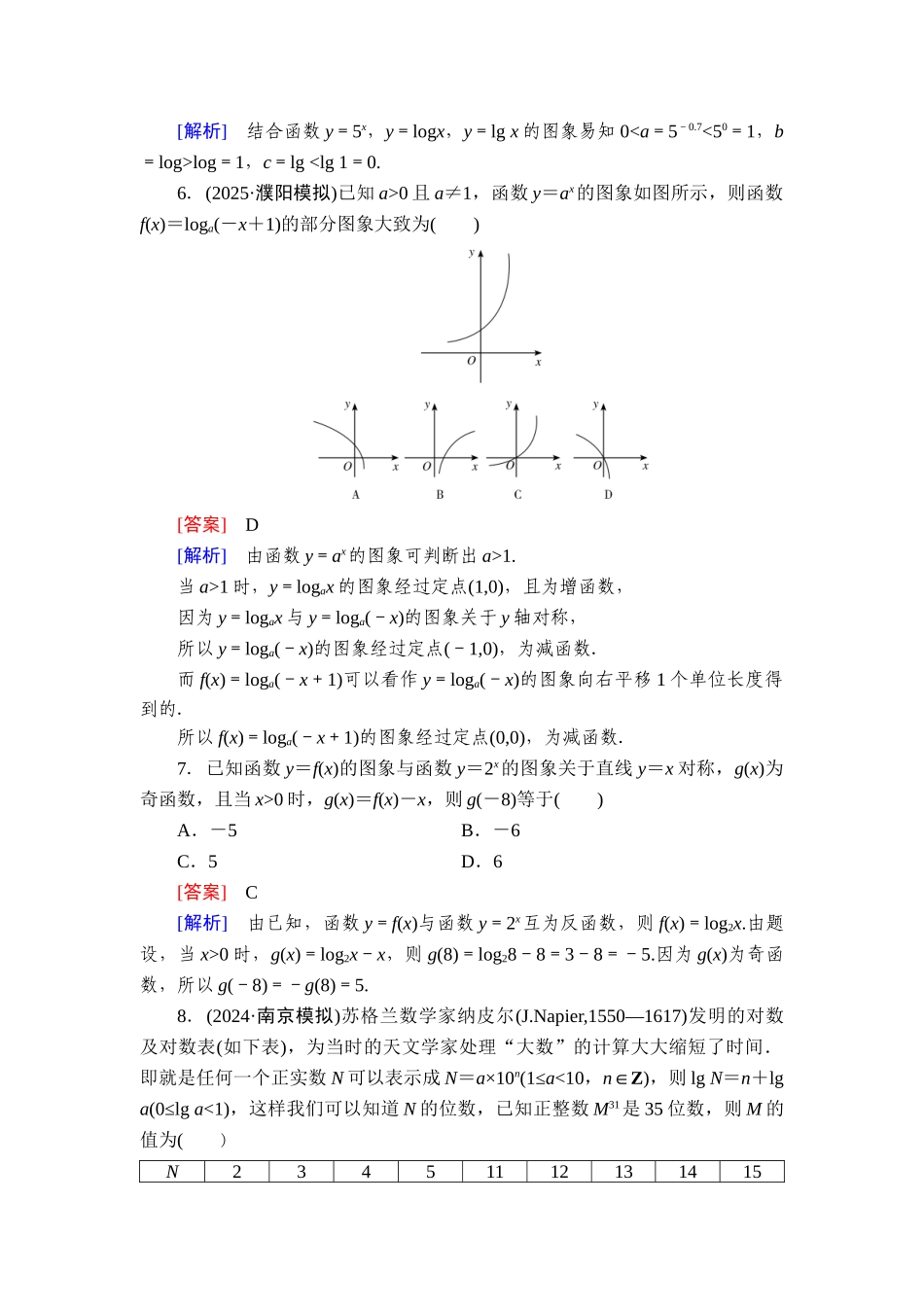 2026年衡中学案高考一轮总复习数学-提能训练　练案[11].doc_第2页