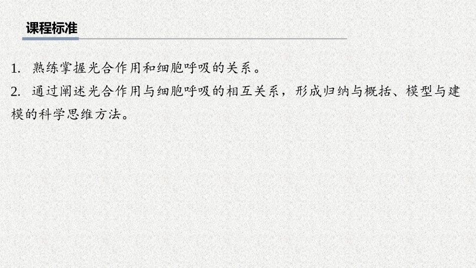 2026年三维设计一轮高中总复习生物教师用-第16讲　光合作用和细胞呼吸的关系.pptx_第2页