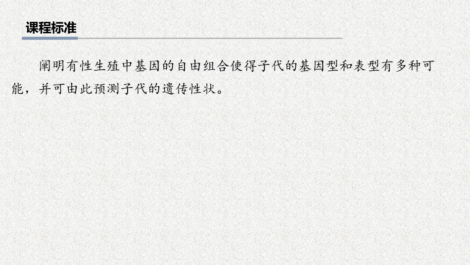 2026年三维设计一轮高中总复习生物教师用-第24讲　自由组合定律的解题规律及方法.pptx_第2页