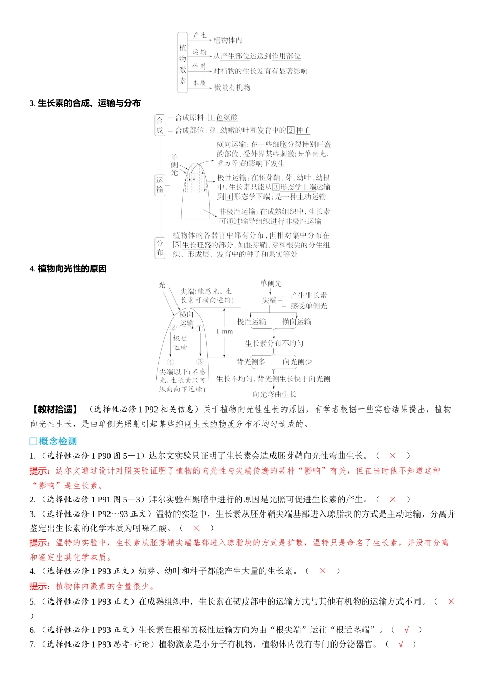 2026年三维设计一轮高中总复习生物教师用-第43讲　植物生长素及其生理作用.docx_第2页