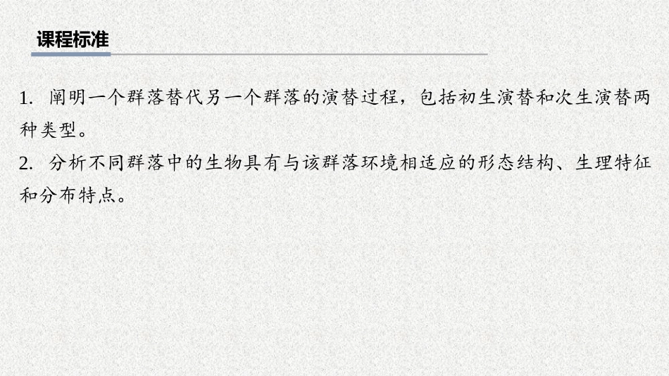 2026年三维设计一轮高中总复习生物教师用-第48讲　群落的主要类型和演替.pptx_第2页