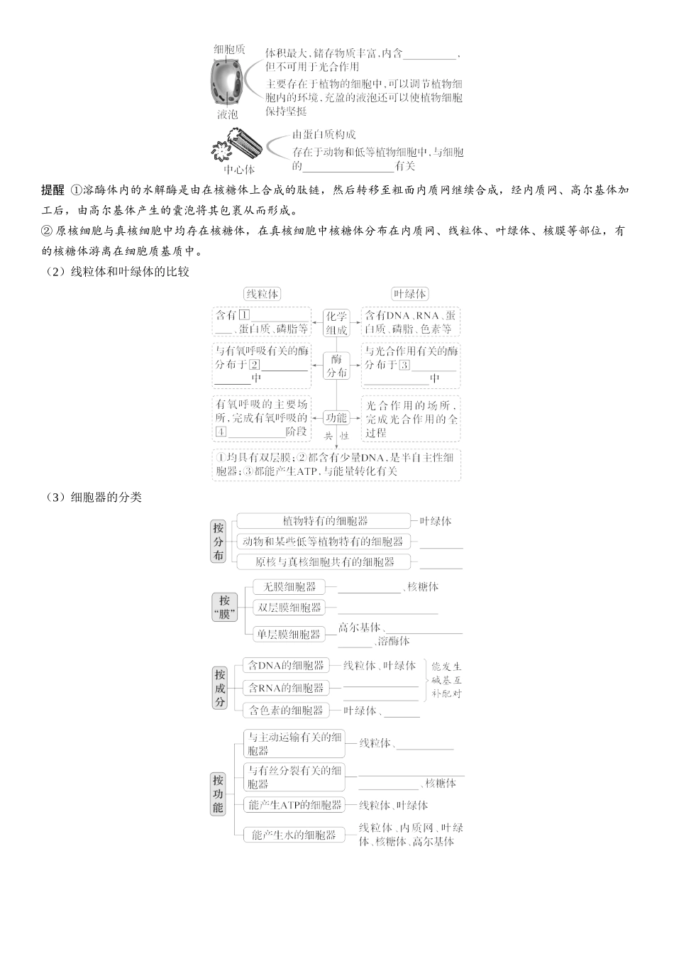 2026年三维设计一轮高中总复习生物学生用-第6讲　细胞器之间的分工与合作.docx_第2页