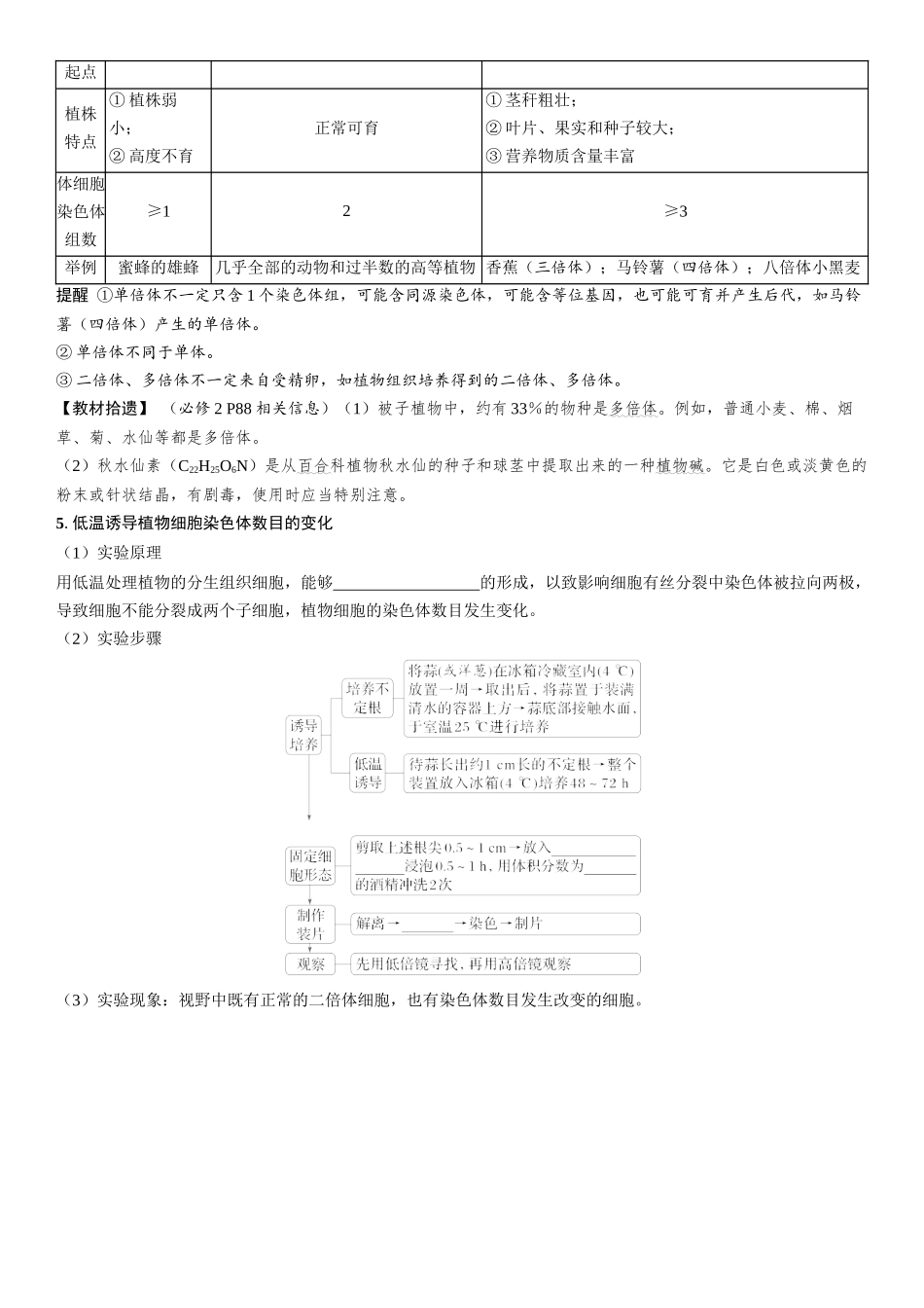 2026年三维设计一轮高中总复习生物学生用-第33讲　染色体变异.docx_第2页
