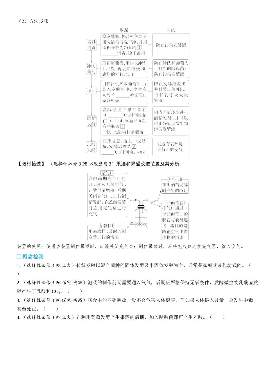 2026年三维设计一轮高中总复习生物学生用-第53讲　传统发酵技术的应用、发酵工程及其应用.docx_第3页