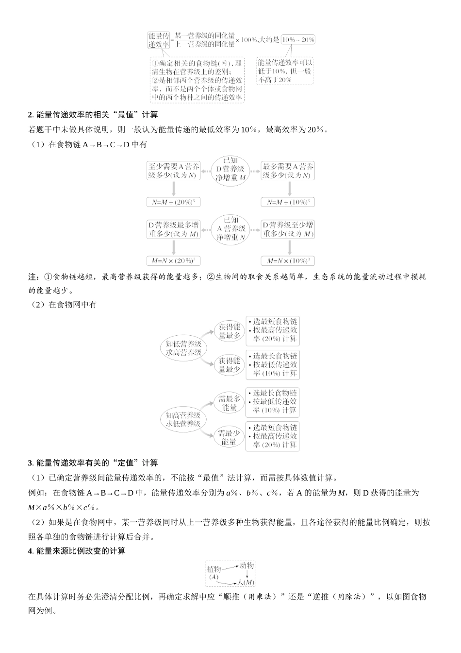 2026年三维设计一轮高中总复习生物学生用-加强提升课10  食物链（网）的构建及能量流动的计算.docx_第3页