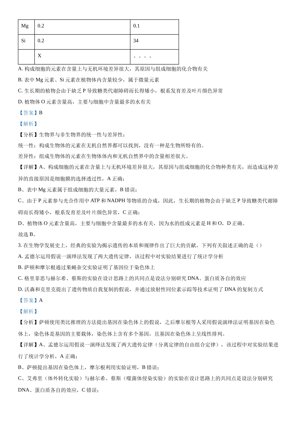 黑龙江省哈尔滨市九中2023-2024学年高三下学期开学考试生物试题（解析版）.docx_第2页