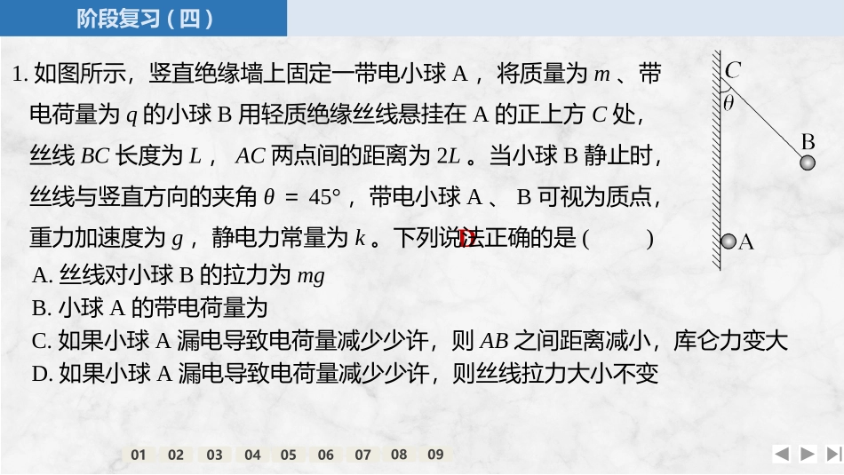2026版创新设计高考一轮复习物理阶段复习(四)　电场、电路、磁场.pptx_第2页