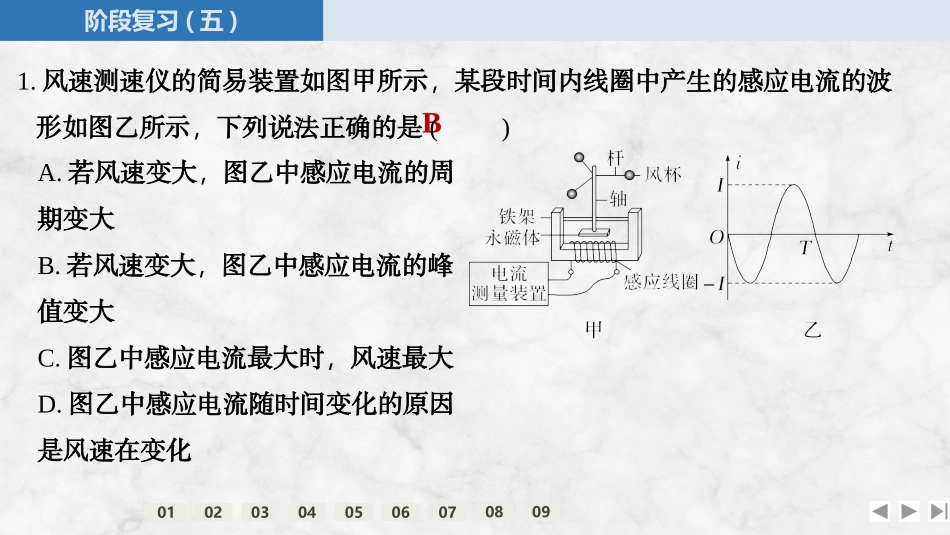 2026版创新设计高考一轮复习物理阶段复习(五)　电磁感应和交变电流.pptx_第2页